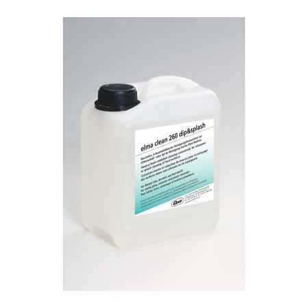 Tovatech Elma Clean 260 Dip & Splash Ultrasonic Cleaning Solution, 7.1 pH, 2.5 L 800 0072